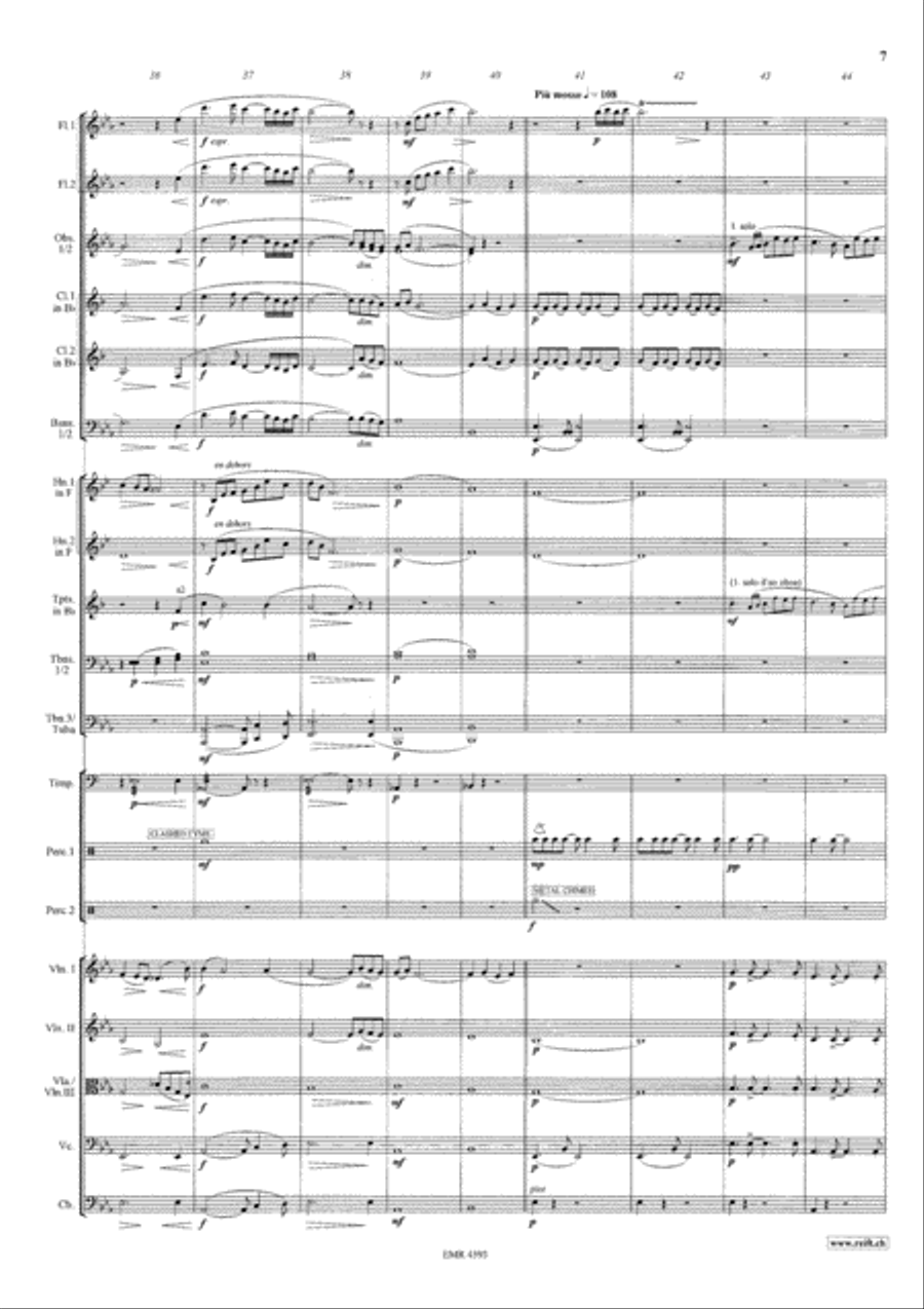 A Song For Lea Orchestra scores gallery preview page 8