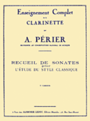 Book cover for Recueil de Sonates - Volume 3