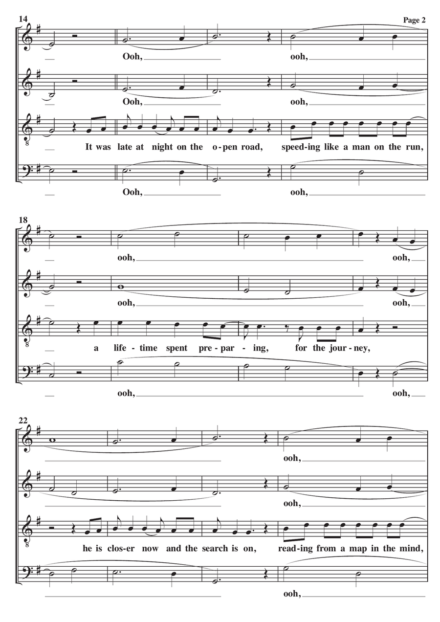 Don't Pay The Ferryman 4-Part scores gallery preview page 2