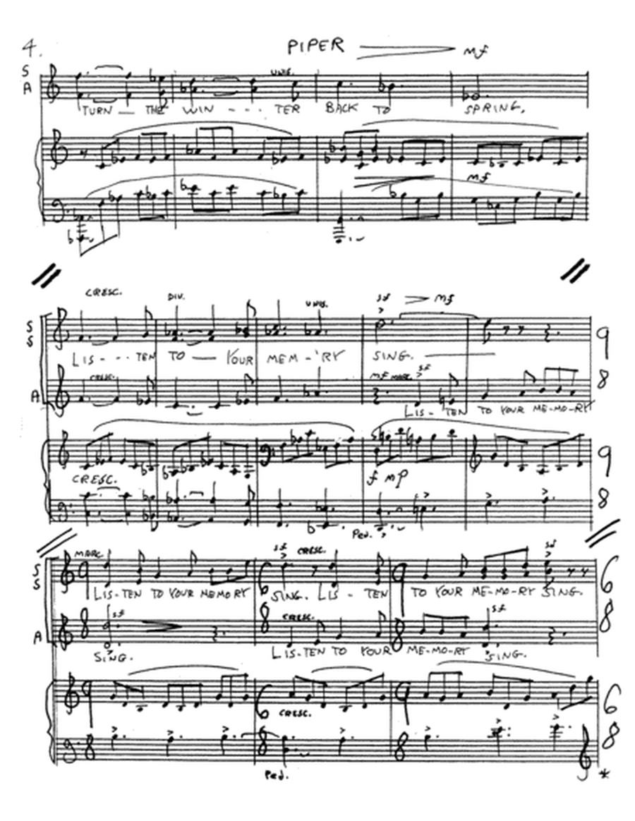 A Rat's Tale (PianoVocal Score)