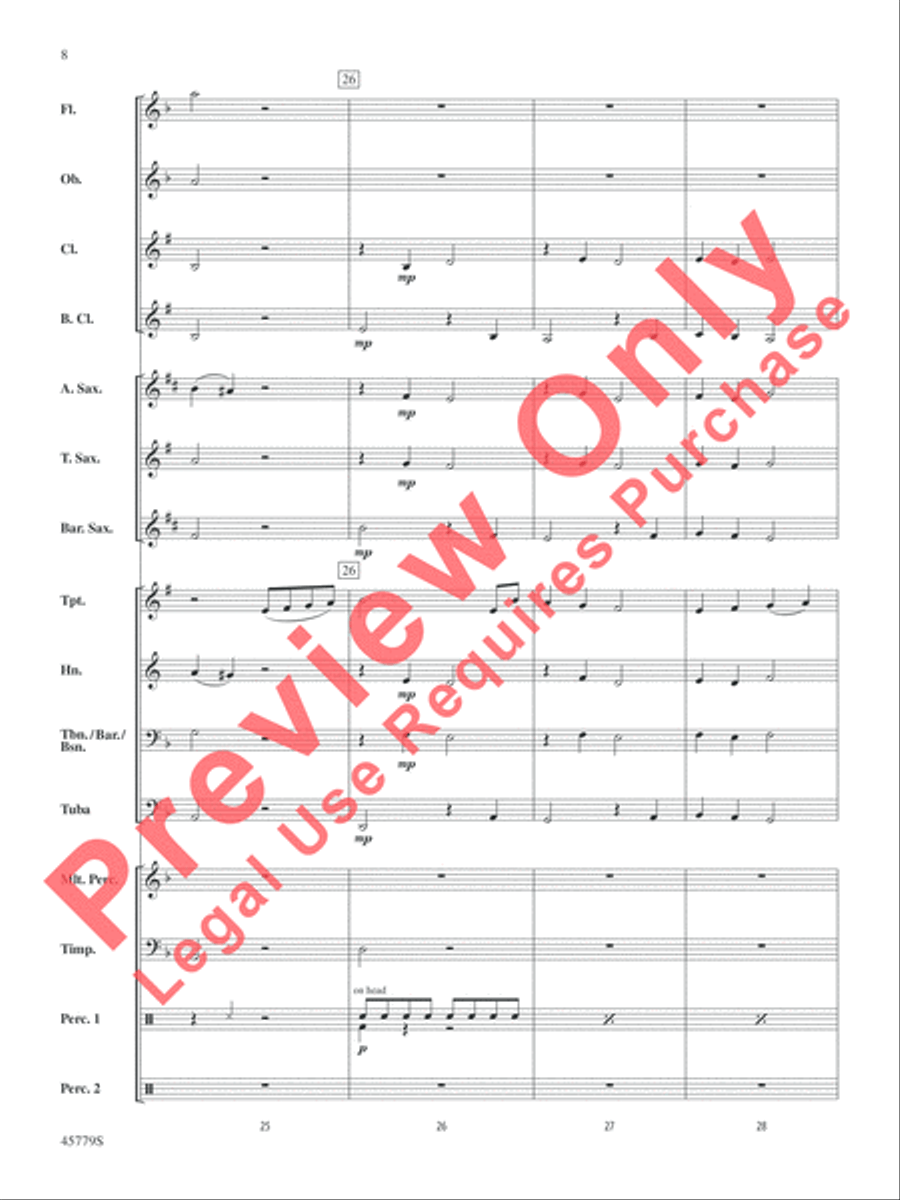 Mary, Did You Know? Concert Band scores gallery preview page 9
