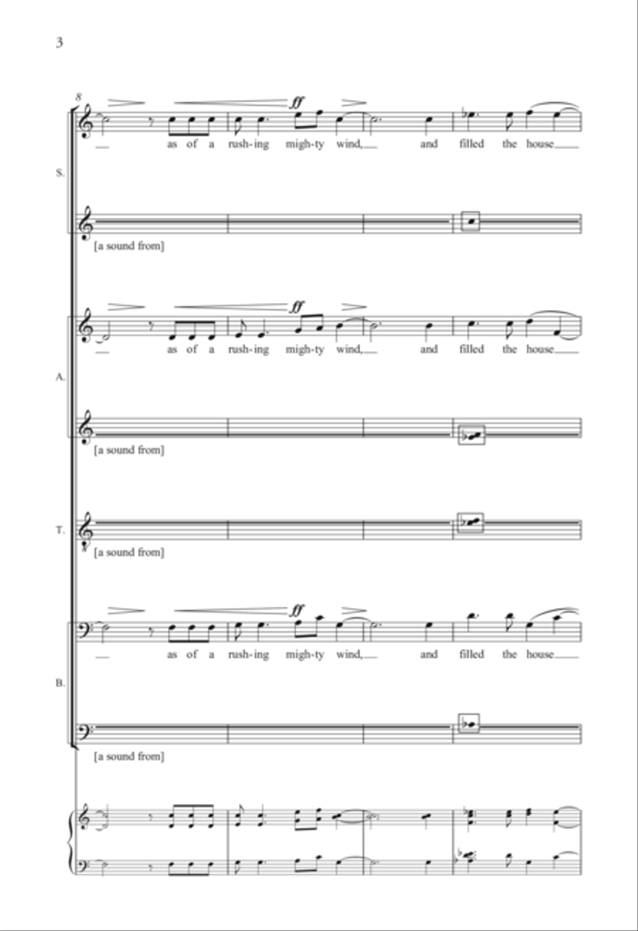 In One Place In One Place 4-Part scores gallery preview page 3