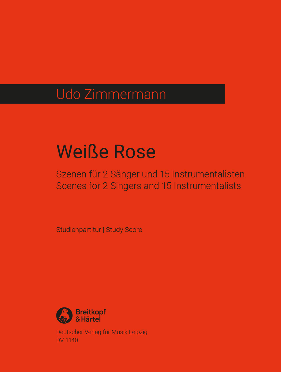 Weiße Rose (1984/85) Weiße Rose (1984/85) Voice scores gallery preview page 1