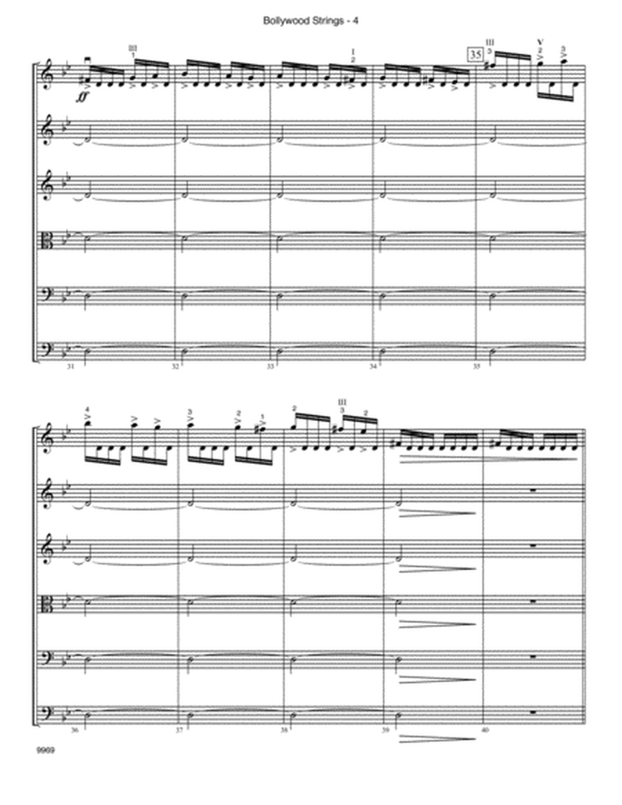 Bollywood Strings (Senior Edition) - Full Score
