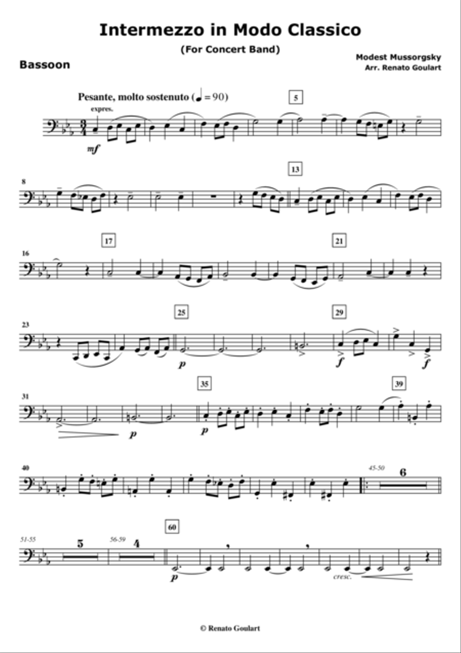 Intermezzo in Modo Classico - Set of Parts Concert Band scores gallery preview page 5