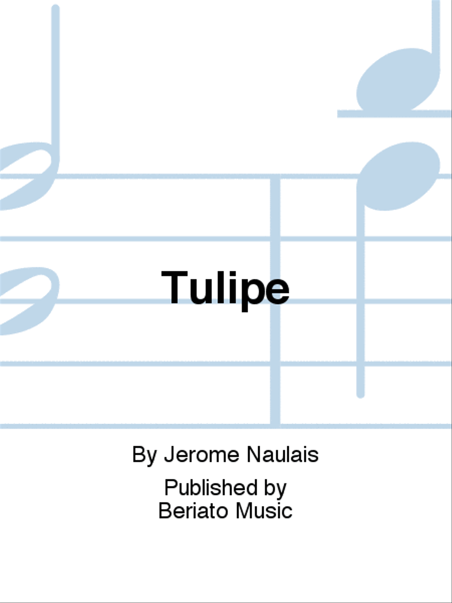 Tulipe Clarinet Solo scores gallery preview page 1