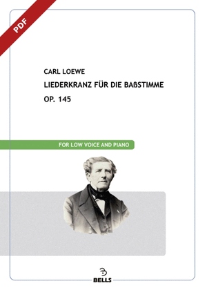 Book cover for Liederkranz fur die Bassstimme, Op. 145