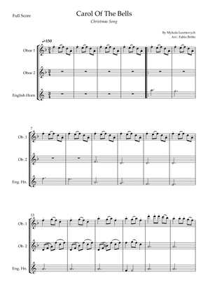 Carol Of The Bells (Christmas Song) for Woodwind Trio (D Minor)