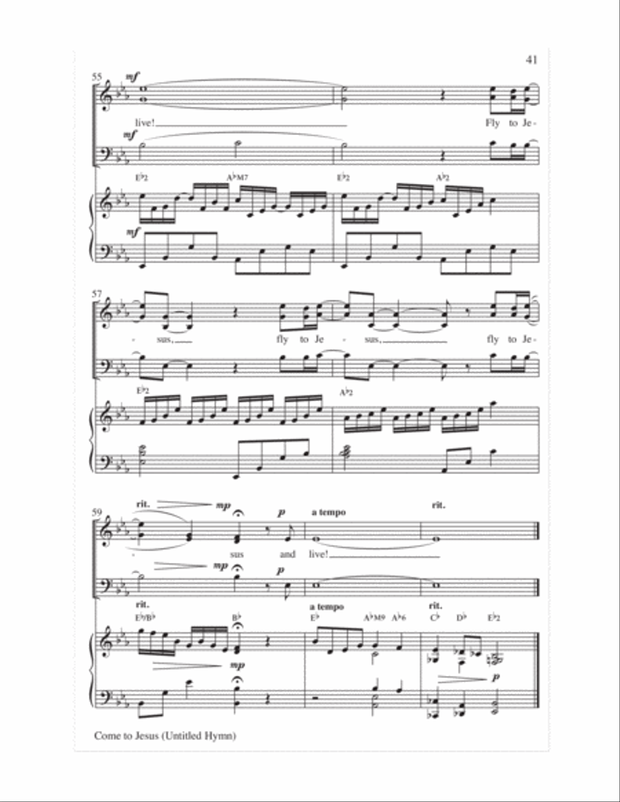 Easy Anthems, Vol. 3 3-Part scores gallery preview page 44