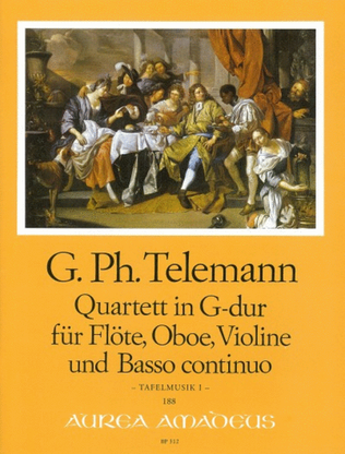 Book cover for Quartet G major TWV 43:G2
