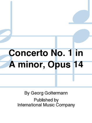 Book cover for Concerto No. 1 In A Minor, Opus 14