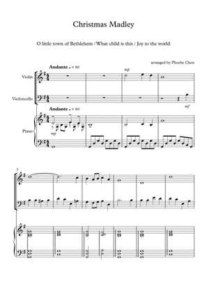 Christmas medley (trio for piano /violin /cello)