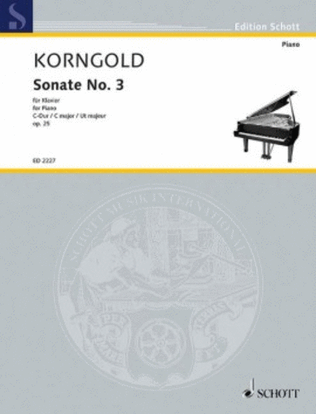 Book cover for Sonata No. 3 C Major, Op. 25