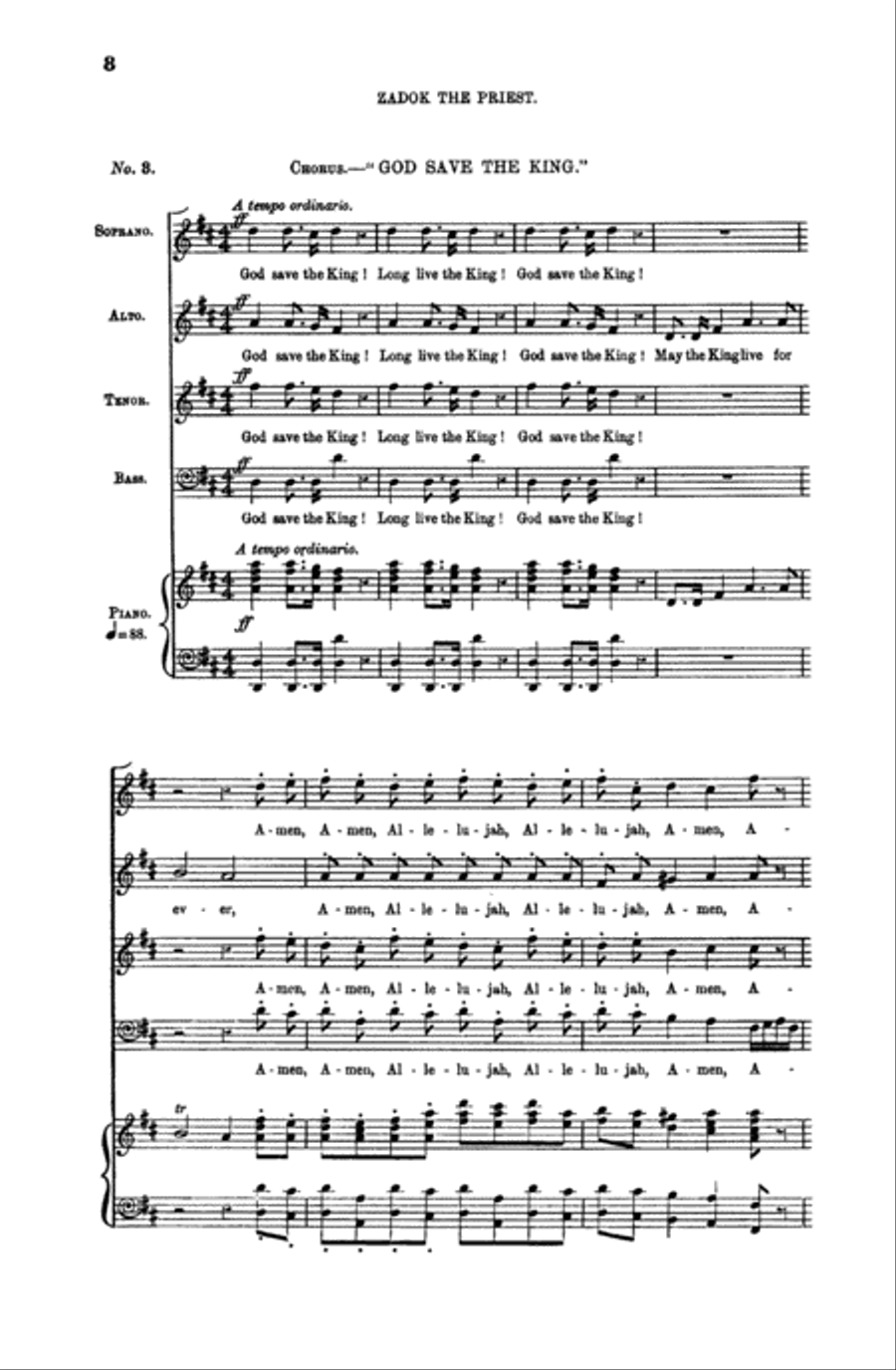 Zadok the Priest Zadok the Priest Choir scores gallery preview page 6