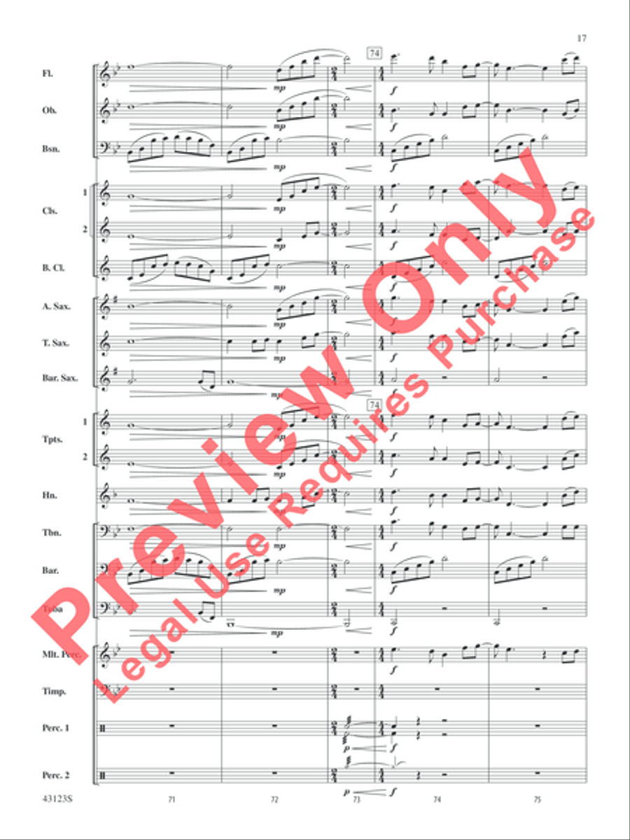 Minecraft Minecraft Concert Band scores gallery preview page 17