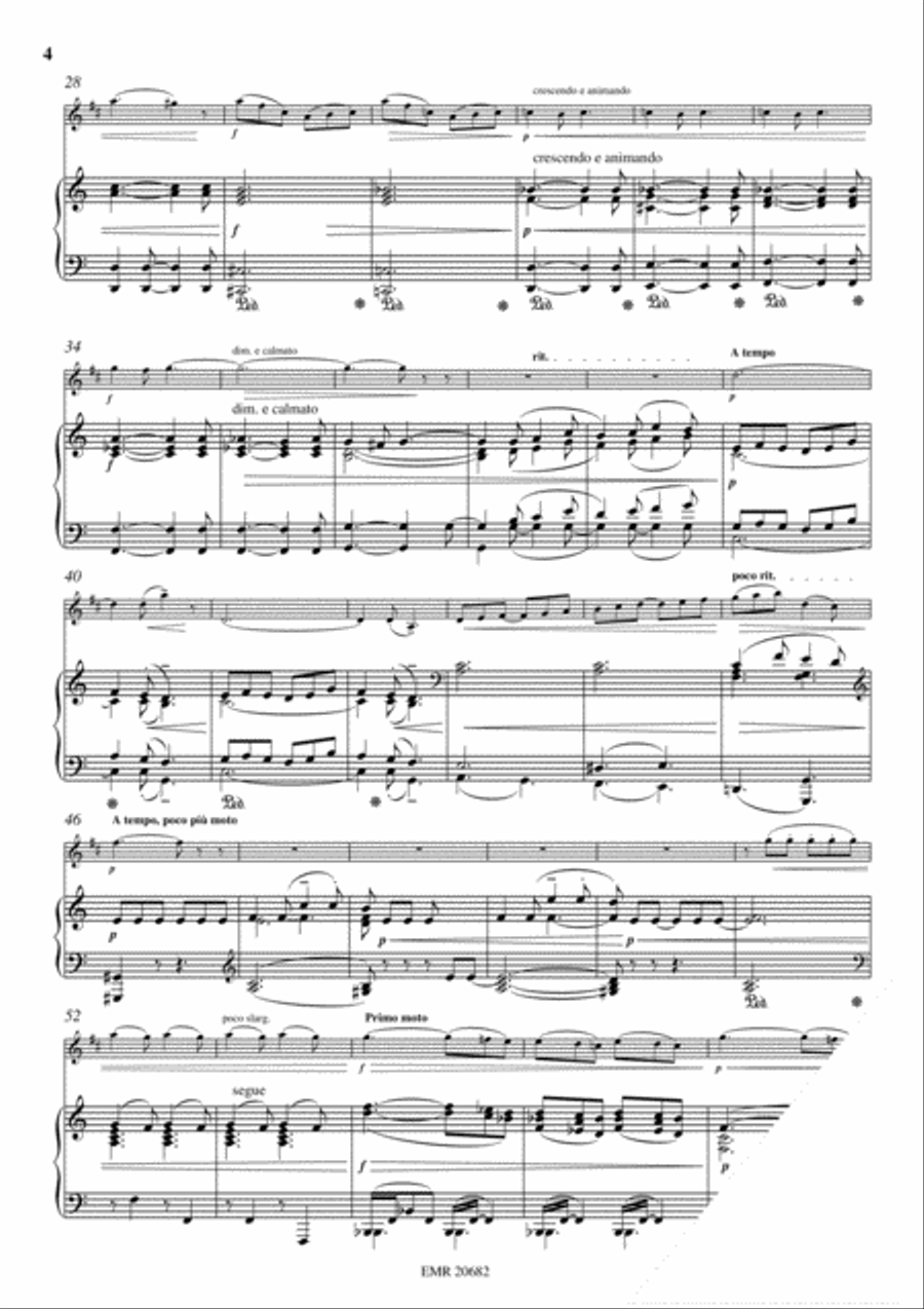 Cavatine Clarinet Solo scores gallery preview page 4