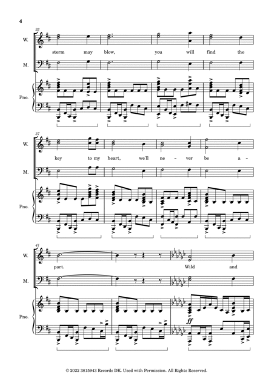 Davy Jones 4-Part scores gallery preview page 4