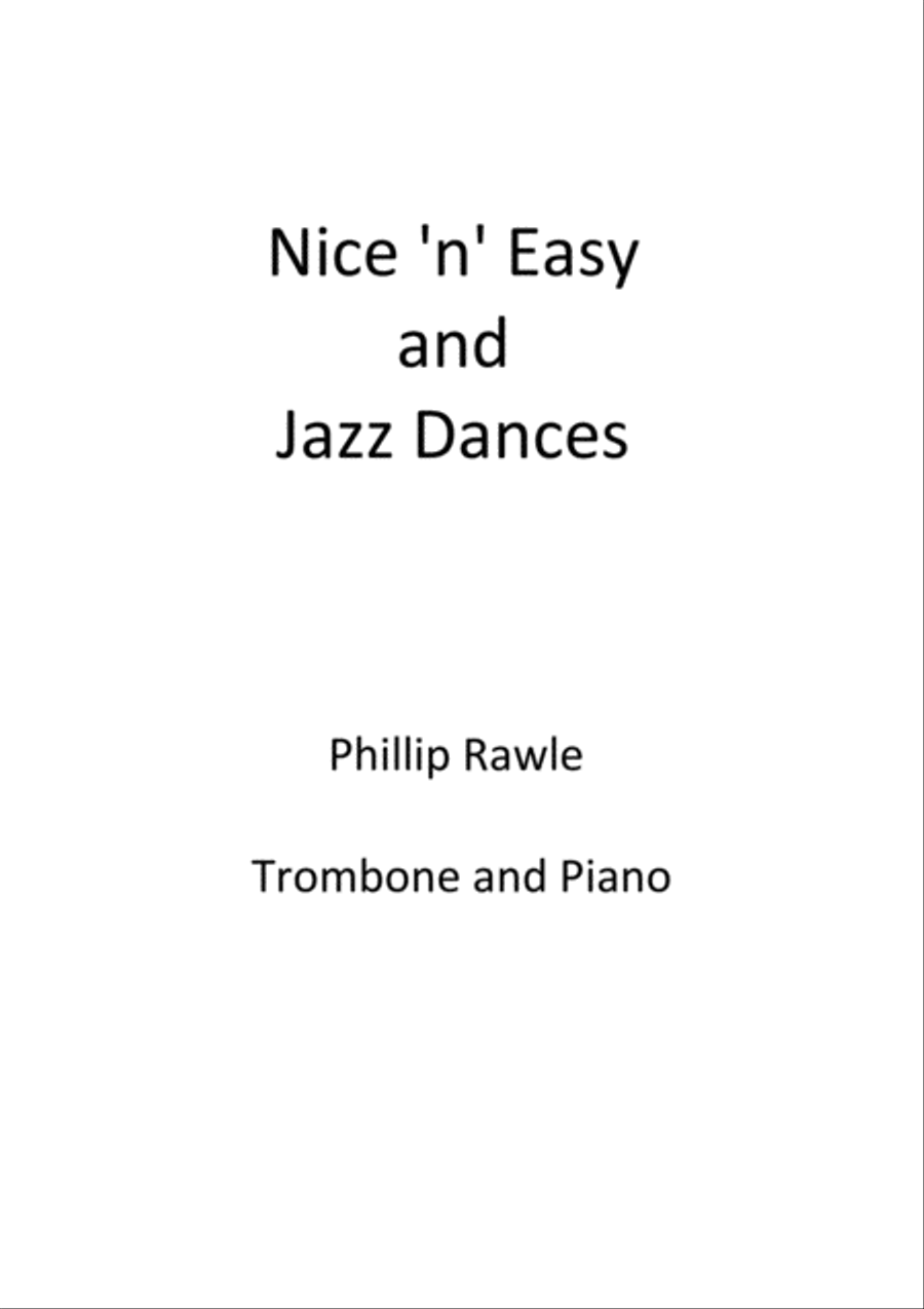 Nice 'n' Easy and Jazz Dances Piano scores gallery preview page 1