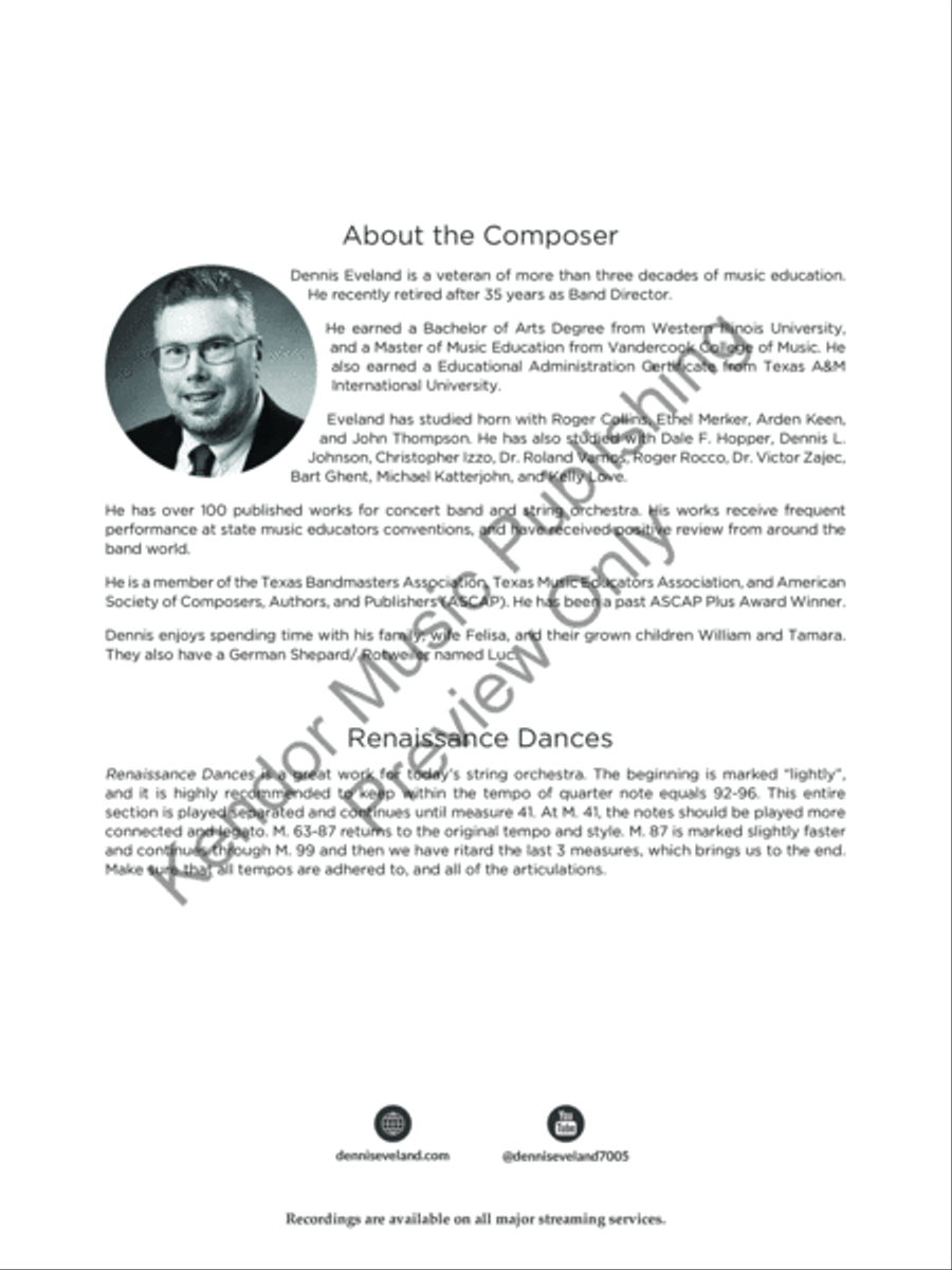 Renaissance Dances Renaissance Dances String Orchestra scores gallery preview page 3