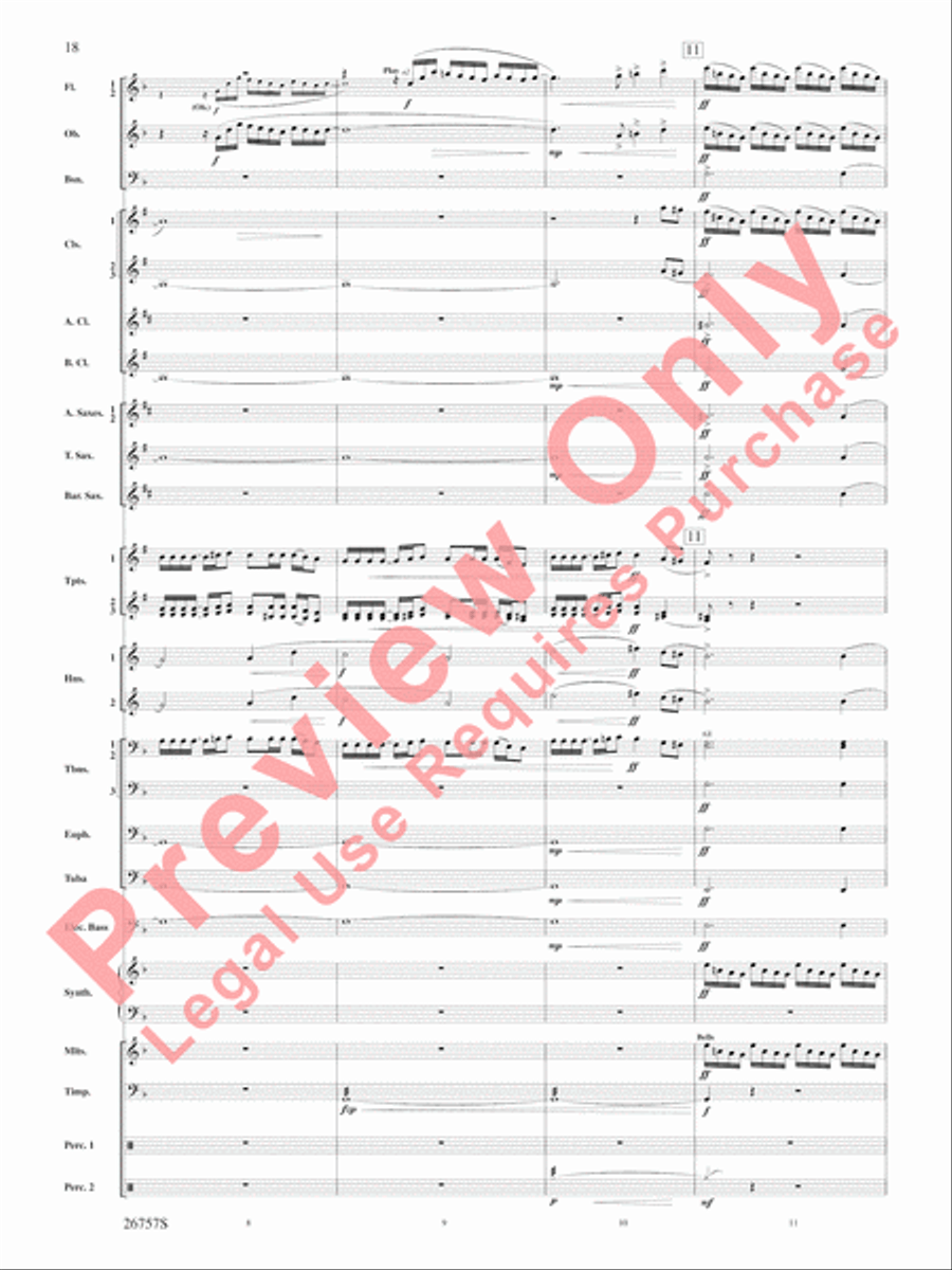Video Games Live -- Part 1 Concert Band scores gallery preview page 19