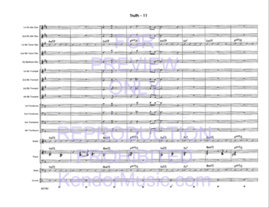 Truth Truth Jazz Ensemble scores gallery preview page 12