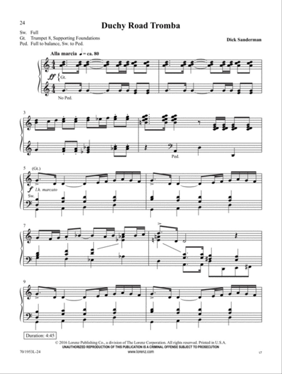 Sound the Trumpet Trumpet scores gallery preview page 10