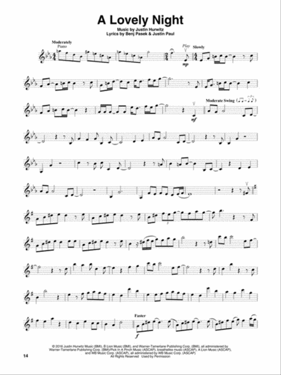 La La Land Violin scores gallery preview page 5