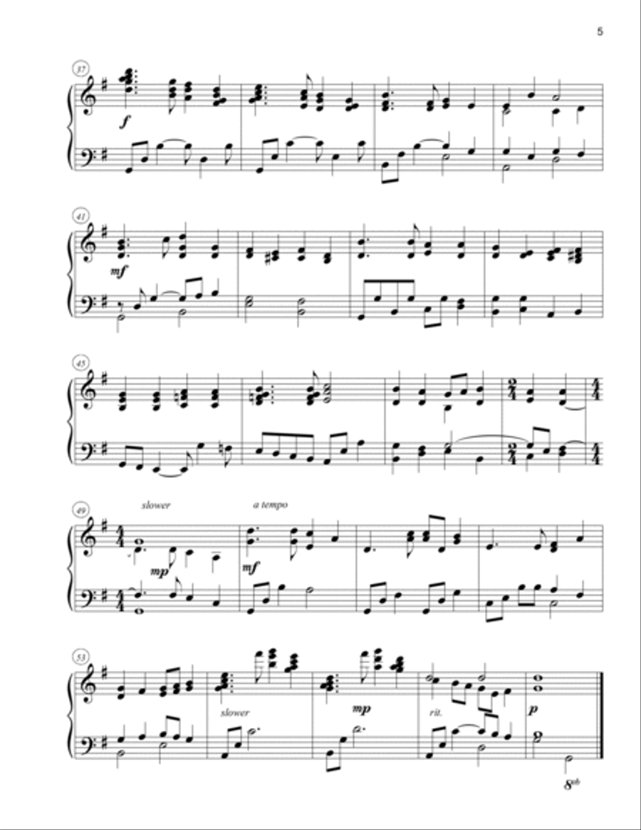 7 Piano Hymn Preludes for Lent 7 Piano Hymn Preludes for Lent Piano Solo scores gallery preview page 5