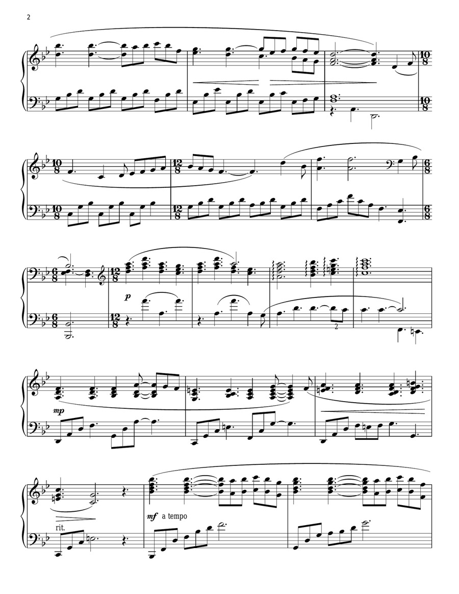 Memory (from Cats) (arr. Phillip Keveren) Piano Solo scores gallery preview page 2