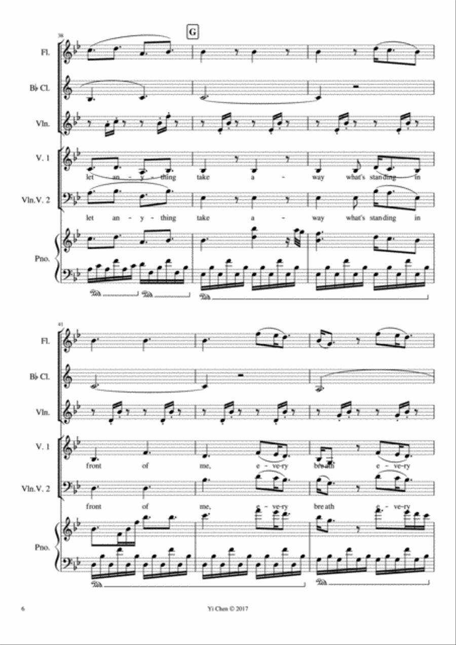 A Thousand Years Piano, Vocal, Guitar scores gallery preview page 6