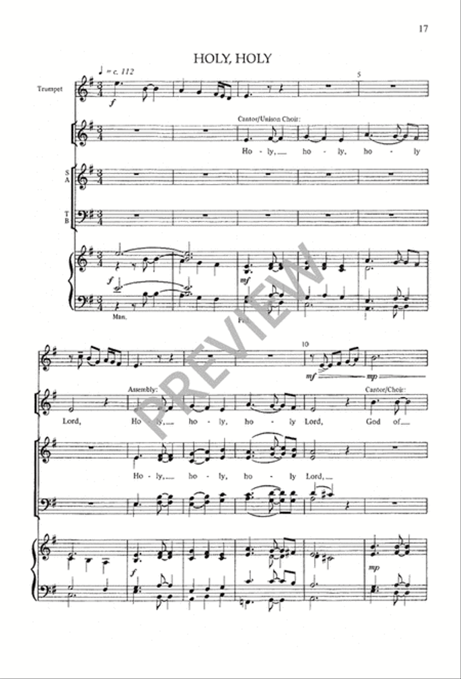 A Mass of Life 4-Part scores gallery preview page 17