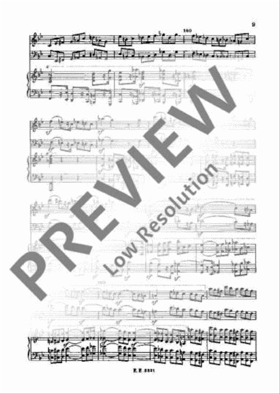 Piano Trio G minor Piano Trio scores gallery preview page 14