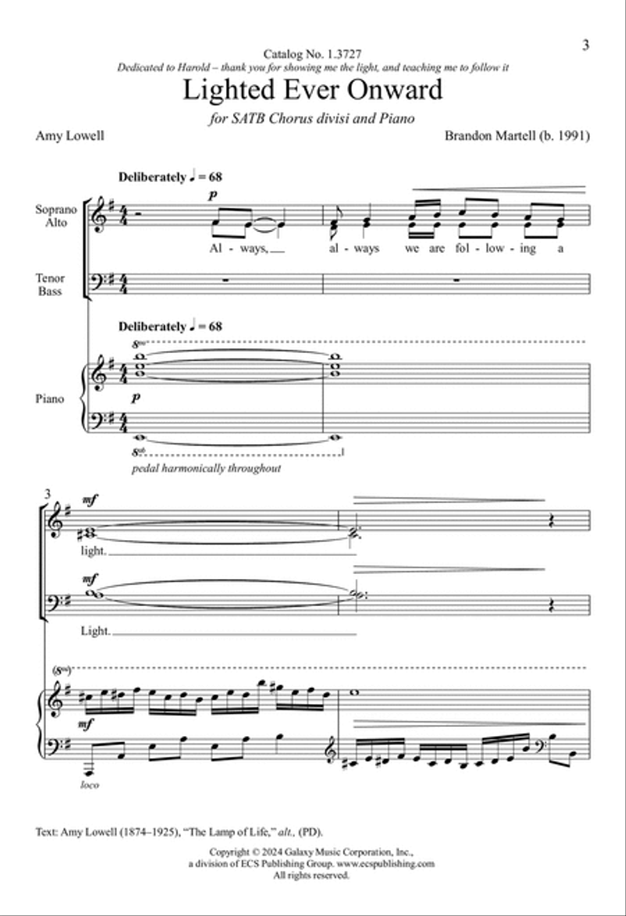 Lighted Ever Onward Lighted Ever Onward Divisi scores gallery preview page 3