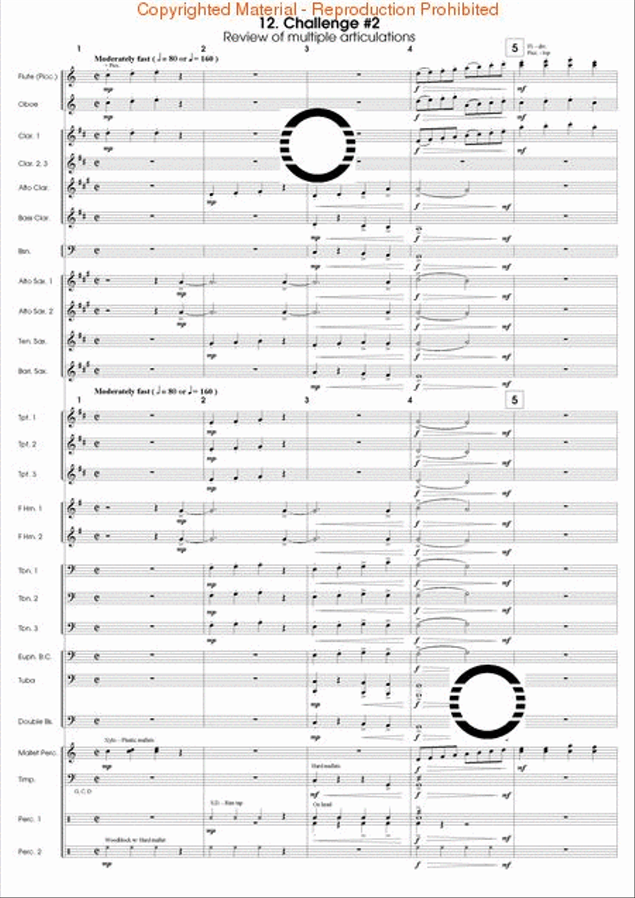 Articulation Studies Articulation Studies Concert Band scores gallery preview page 31