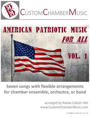 Book cover for American Patriotic Music for All, Volume 1 (Flexible Band)