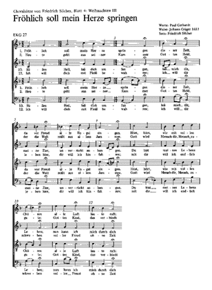 Silcher: Weihnachten III. Chorale 4