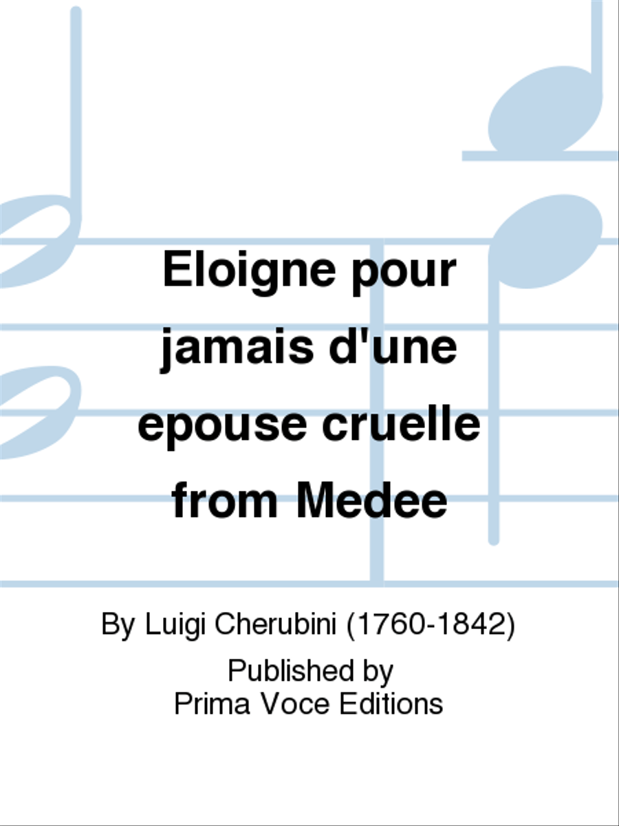 Eloigne pour jamais d'une epouse cruelle from Medee Tenor Voice scores gallery preview page 1