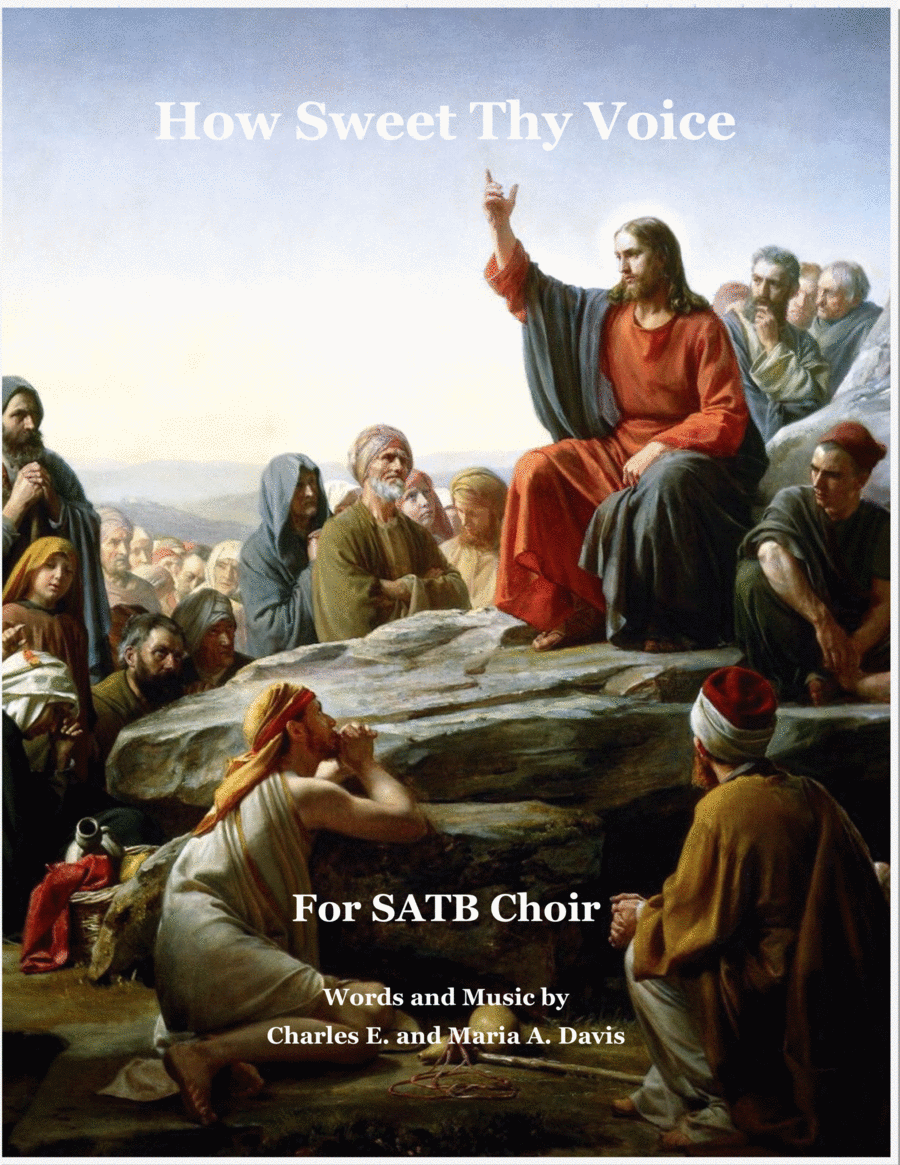 How Sweet Thy Voice - SATB Choir 4-Part scores gallery preview page 1