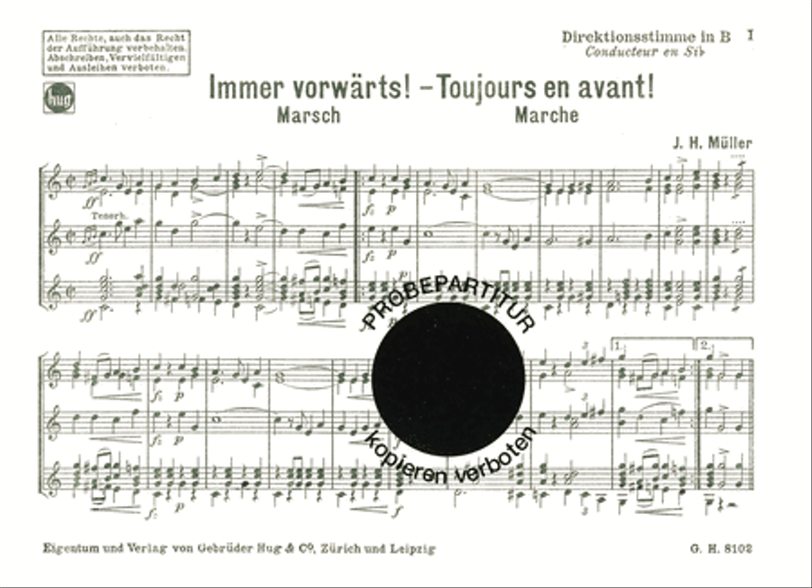 Immer vorwarts Set of Parts scores gallery preview page 1