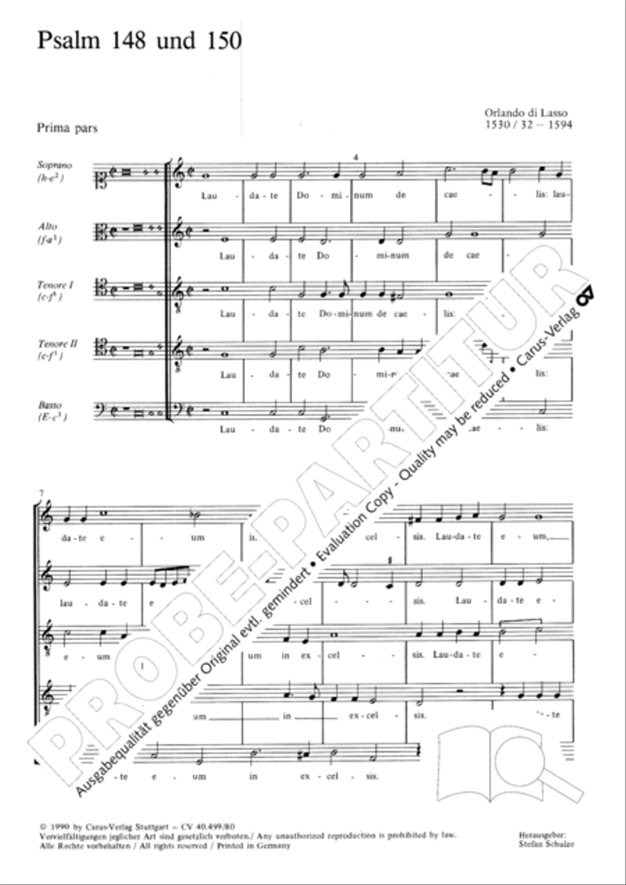 Psalm 148 and 150 Psalm 148 and 150 SATTB scores gallery preview page 2