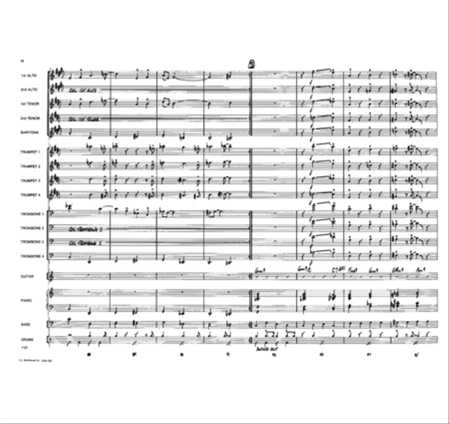 One For Woody Jazz Ensemble scores gallery preview page 13