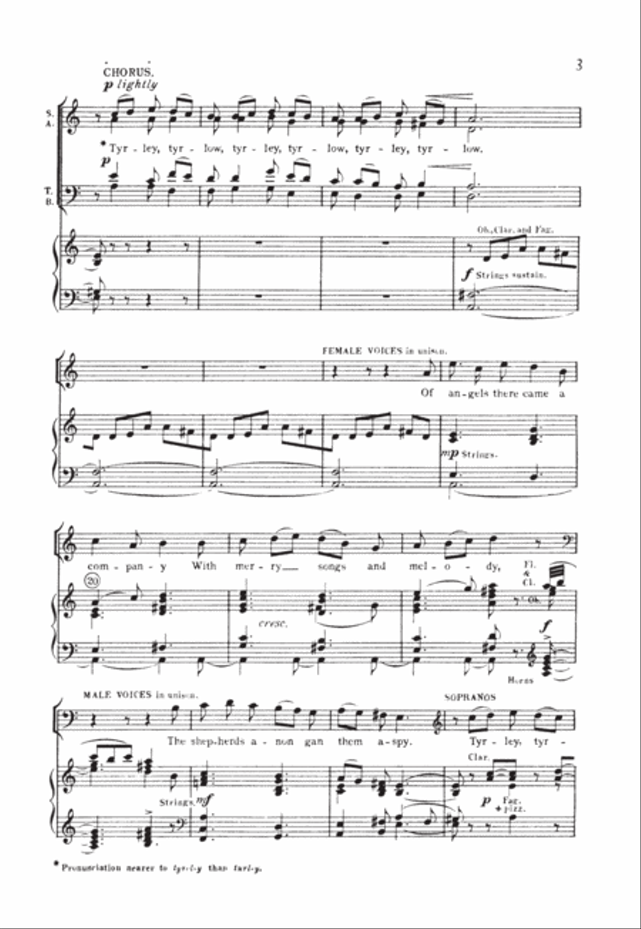 Three Carols 4-Part scores gallery preview page 3