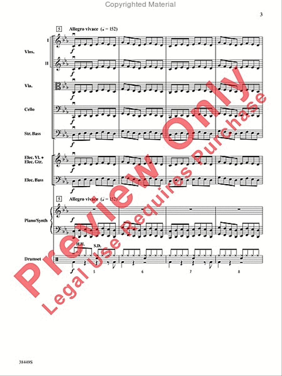 Requiem (The Fifth) String Orchestra scores gallery preview page 4
