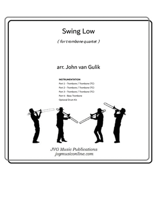 Book cover for Swing Low - Trombone Quartet