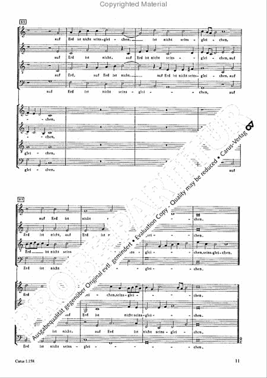 A mighty fortress is our God (Ein feste Burg ist unser Gott) 4-Part scores gallery preview page 12