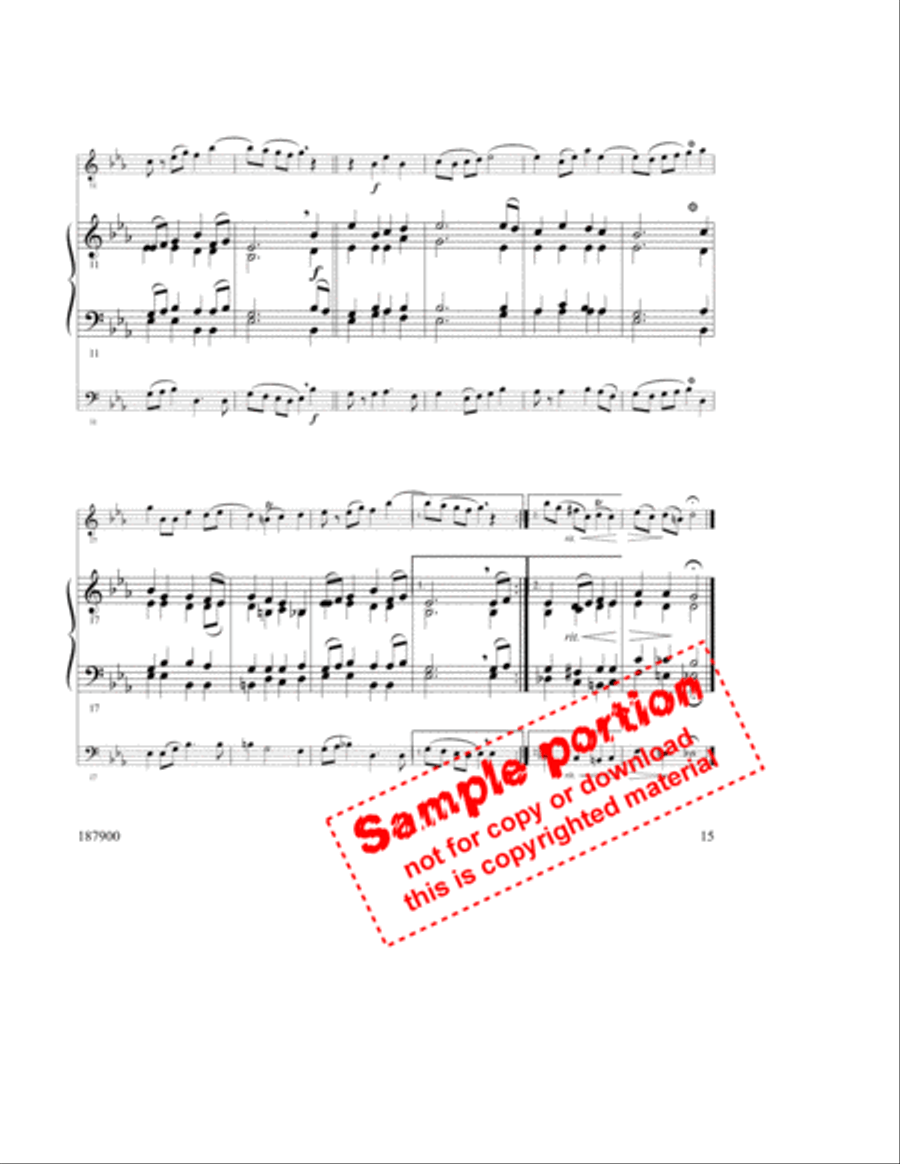 Hymns For Multiple Instruments- Vol. I, Bk1- Conductor/Keyboard Large Ensemble scores gallery preview page 3