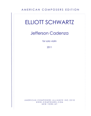 [Schwartz] Jefferson Cadenza