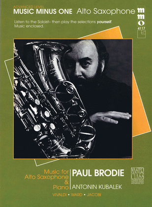 Book cover for Advanced Alto Saxophone Solos - Volume 3