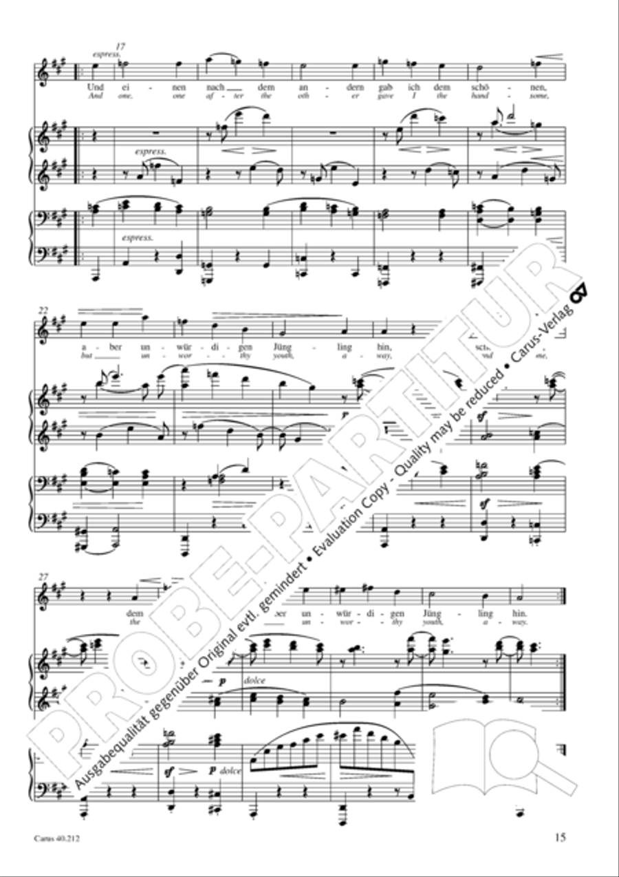 Neue Liebeslieder-Walzer, Op. 65 Choir scores gallery preview page 16