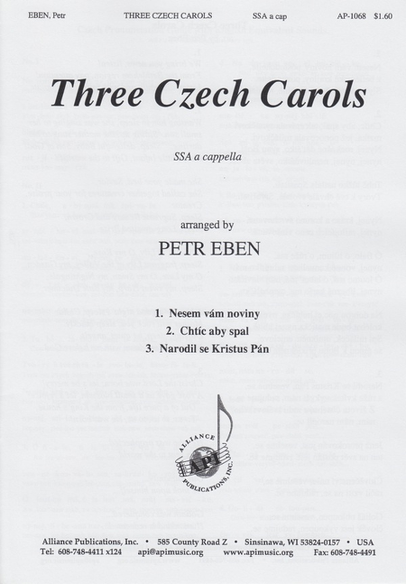Three Czech Carols image number null